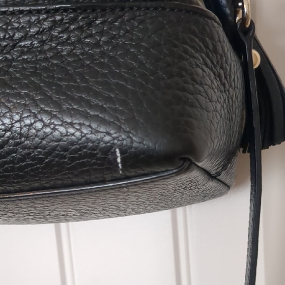 Kate Spade Black Leather Pebbled Satchel - Picture 6 of 14
